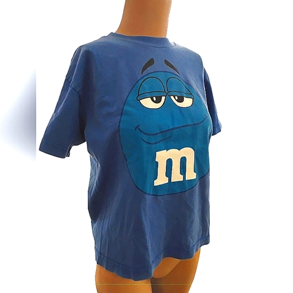 VINTAGE | M&M'S Blue Short Sleeve Tee with Character Design - Picture 3 of 7